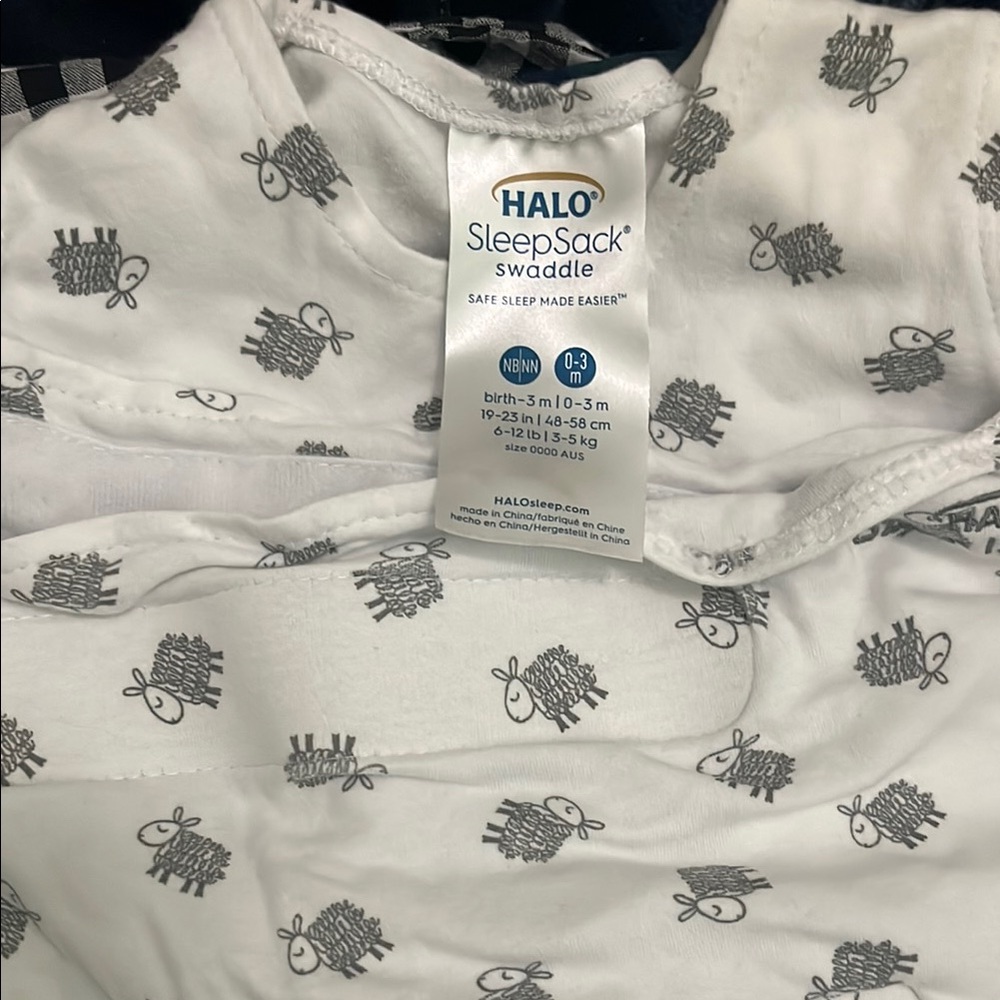 Halo SleepSack Swaddle with Sheep Design